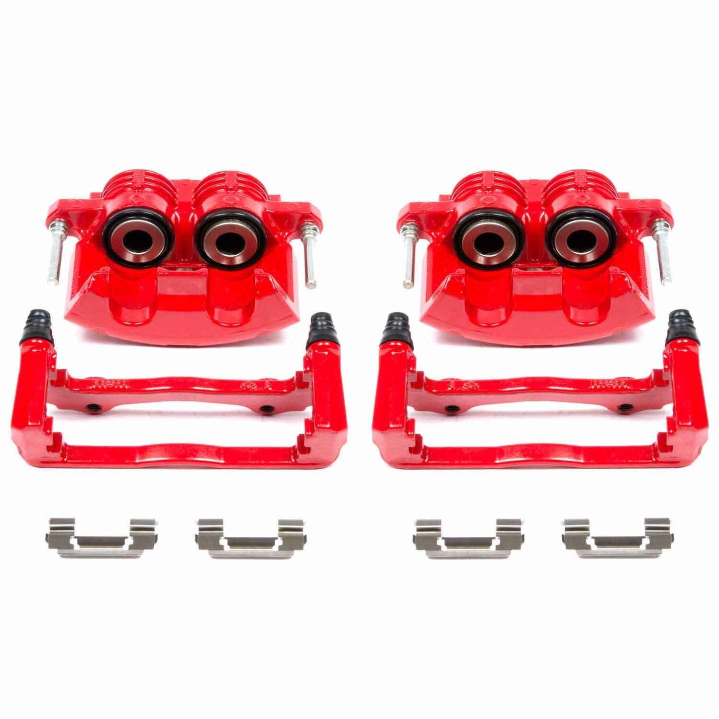 PowerStop Power Stop 98-02 Chevrolet Camaro Front Red Calipers w/Brackets - Pair S4692