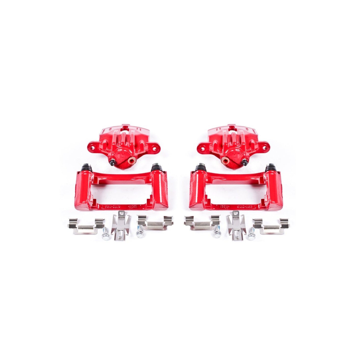 PowerStop Power Stop 98-02 Chevrolet Camaro Rear Red Calipers w/Brackets - Pair S4696
