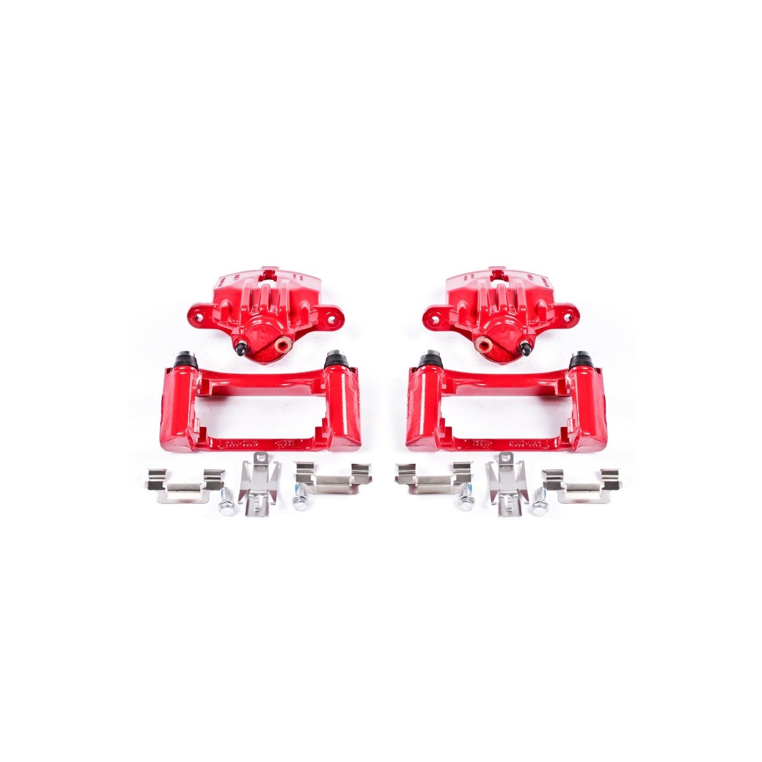 PowerStop Power Stop 98-02 Chevrolet Camaro Rear Red Calipers w/Brackets - Pair S4696