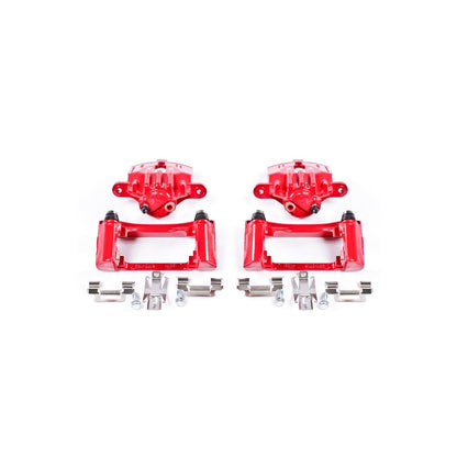PowerStop Power Stop 98-02 Chevrolet Camaro Rear Red Calipers w/Brackets - Pair S4696