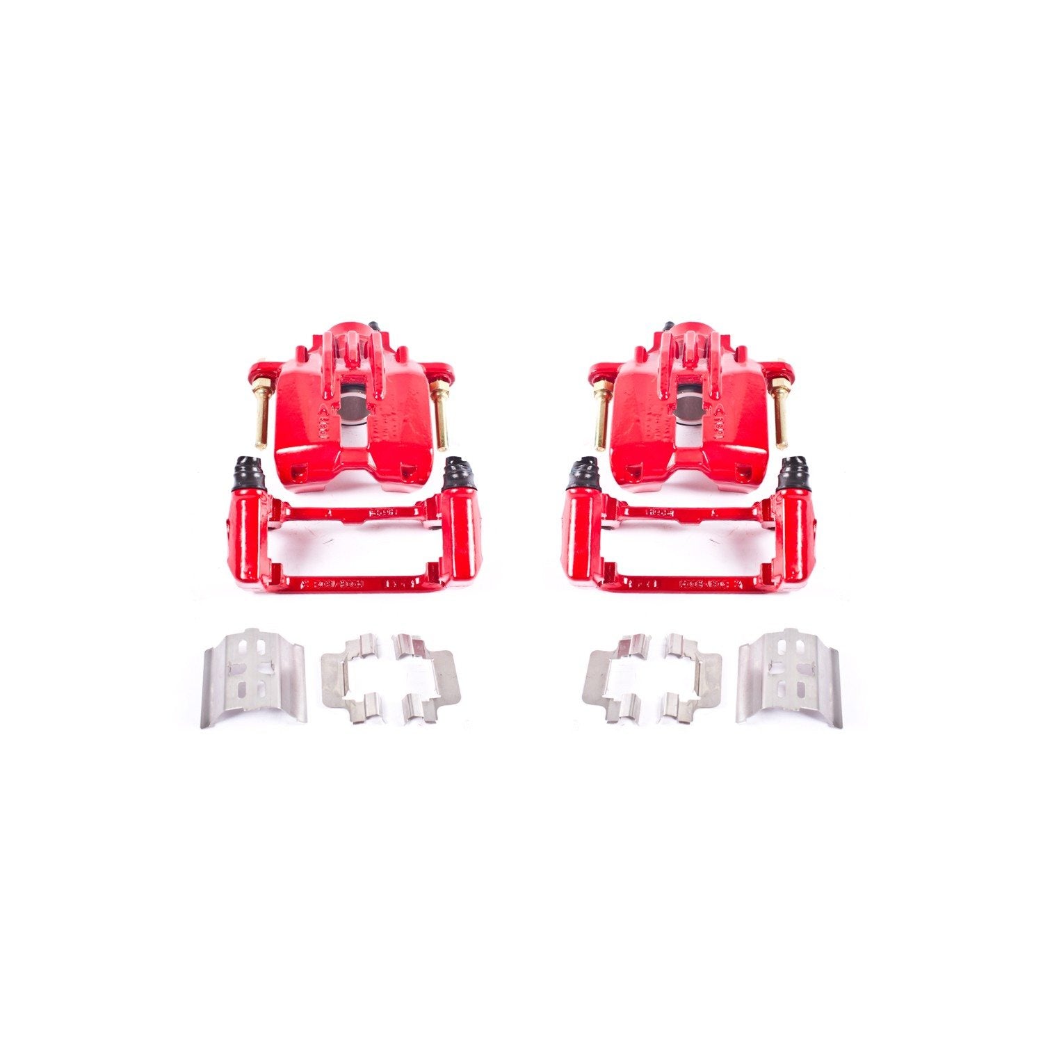 PowerStop Power Stop 04-05 Cadillac XLR Rear Red Calipers w/Brackets - Pair S4698