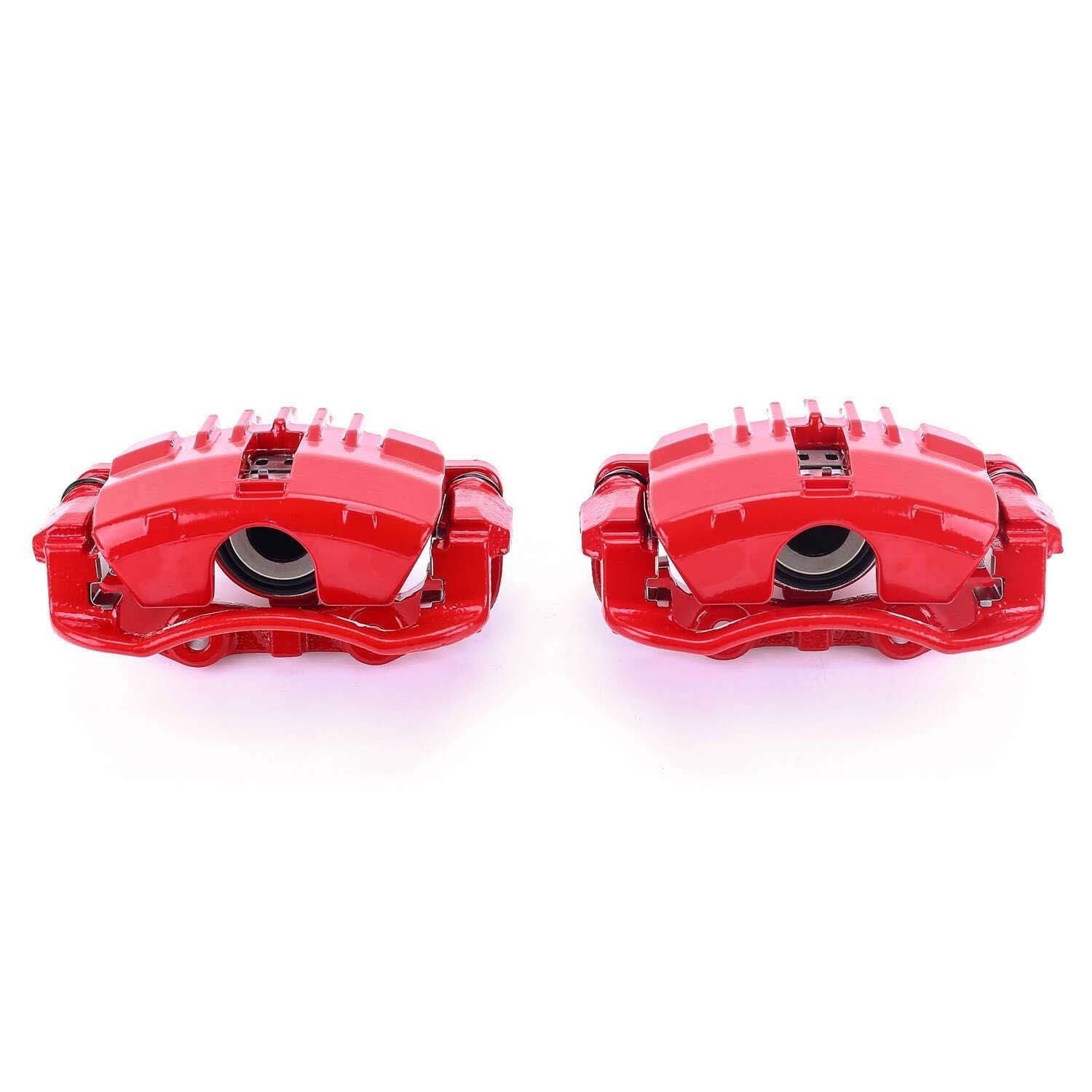 PowerStop Power Stop 97-05 Chevrolet Blazer Rear Red Calipers w/Brackets - Pair S4712