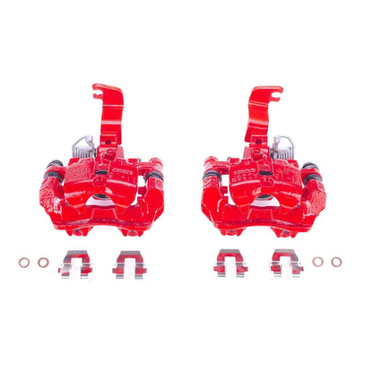 PowerStop Power Stop 03-05 Buick Park Avenue Rear Red Calipers w/Brackets - Pair S4718