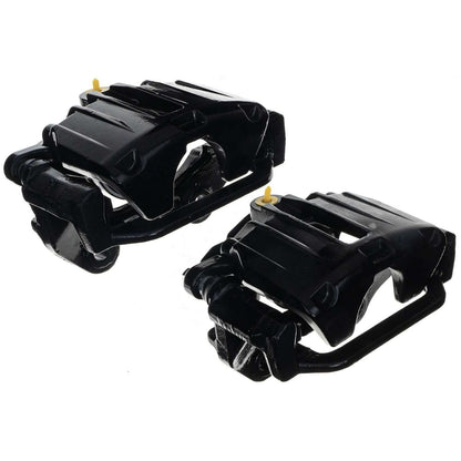 PowerStop Power Stop 00-02 Cadillac DeVille Rear Black Caliper - Pair w/Bracket S4726BLK