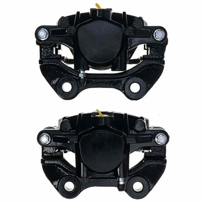 PowerStop Power Stop 00-02 Cadillac DeVille Rear Black Caliper - Pair w/Bracket S4726BLK