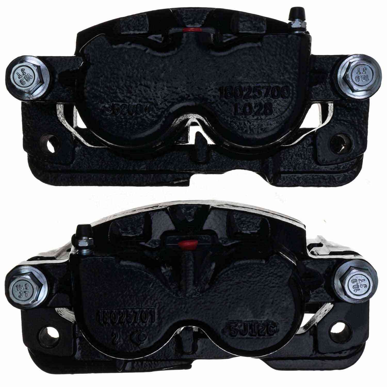 PowerStop Power Stop 02-06 Cadillac Escalade Front/Rear Black Caliper - Pair w/Bracket S4728BLK