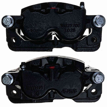 PowerStop Power Stop 02-06 Cadillac Escalade Front/Rear Black Caliper - Pair w/Bracket S4728BLK