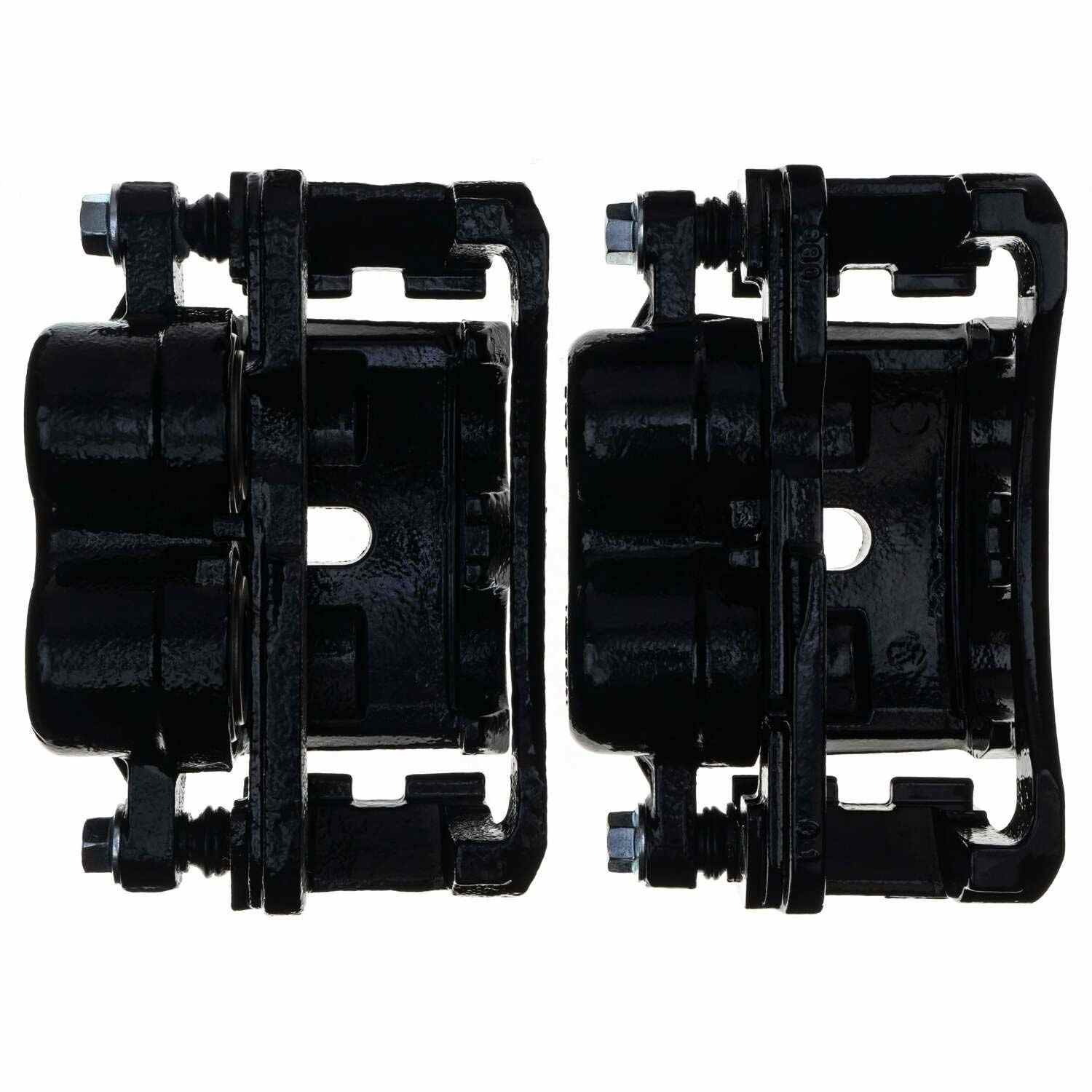 PowerStop Power Stop 02-06 Cadillac Escalade Front/Rear Black Caliper - Pair w/Bracket S4728BLK