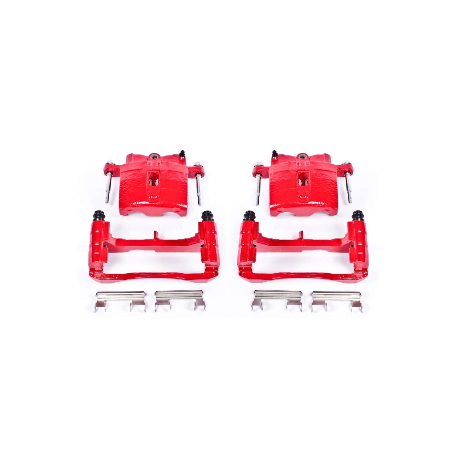 PowerStop Power Stop 02-06 Cadillac Escalade Front or Rear Red Calipers w/Brackets - Pair S4728