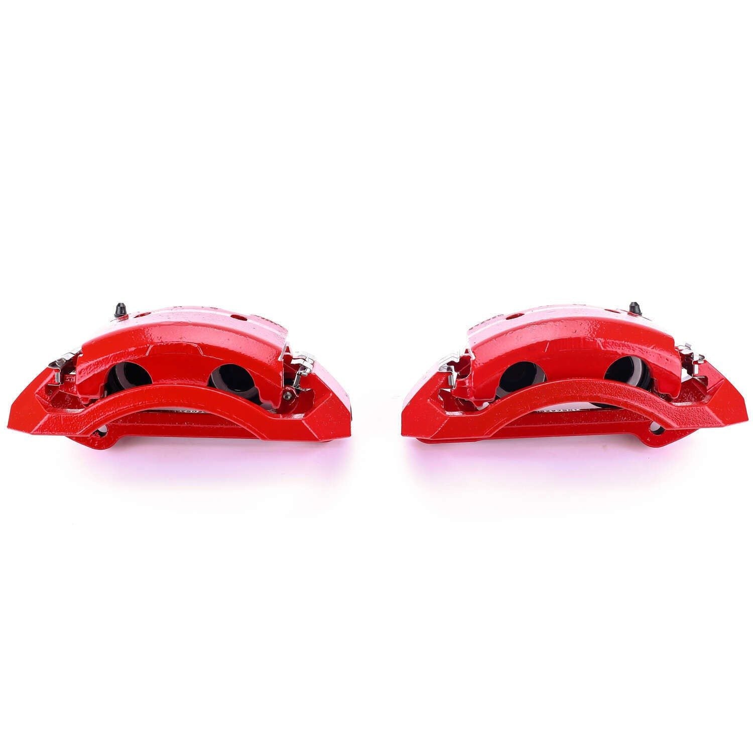 PowerStop Power Stop 00-02 Dodge Ram 2500 Front Red Calipers w/Brackets - Pair S4746