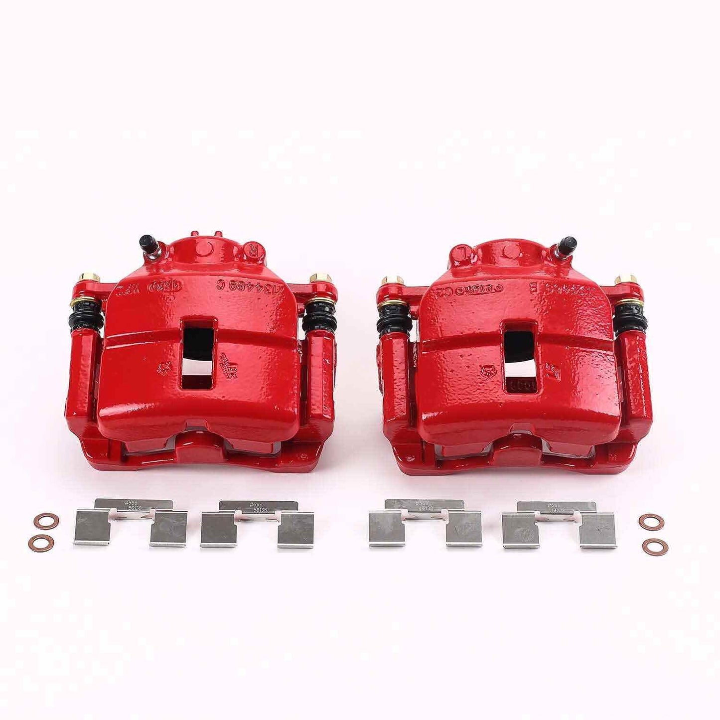 PowerStop Power Stop 01-10 Chrysler PT Cruiser Front Red Calipers w/Brackets - Pair S4780