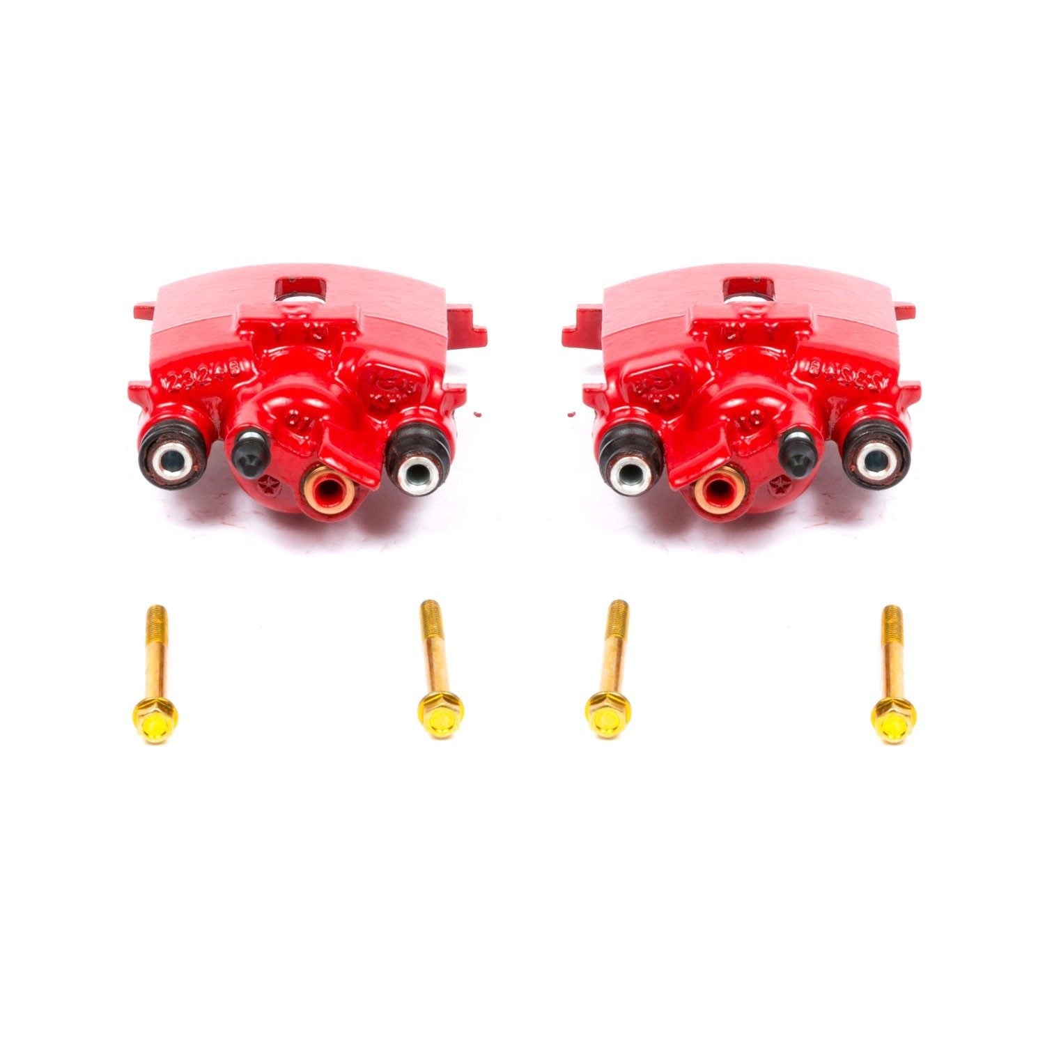 PowerStop Power Stop 01-10 Chrysler PT Cruiser Rear Red Calipers w/o Brackets - Pair S4784