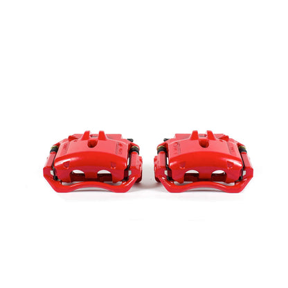 PowerStop Power Stop 02-05 Ford Thunderbird Front Red Calipers w/Brackets - Pair S4792