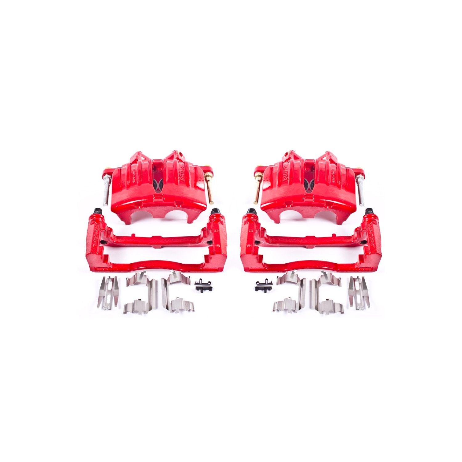 PowerStop Power Stop 04-05 Buick Rainier Front Red Calipers w/Brackets - Pair S4798A