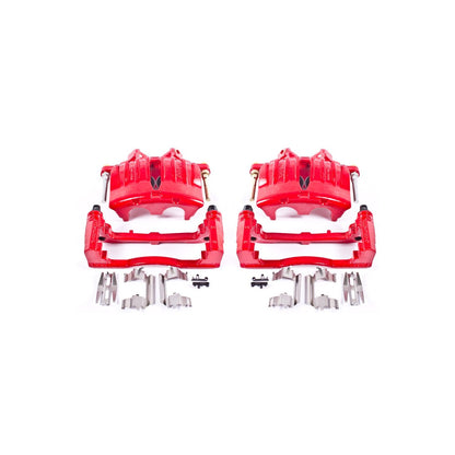 PowerStop Power Stop 04-05 Buick Rainier Front Red Calipers w/Brackets - Pair S4798A