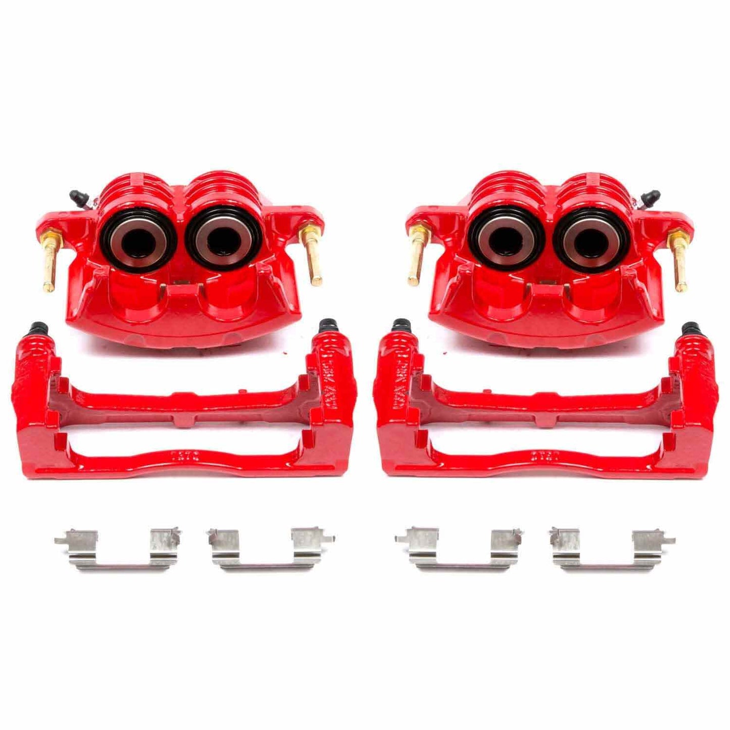 PowerStop Power Stop 04-05 Buick Rainier Front Red Calipers w/Brackets - Pair S4798
