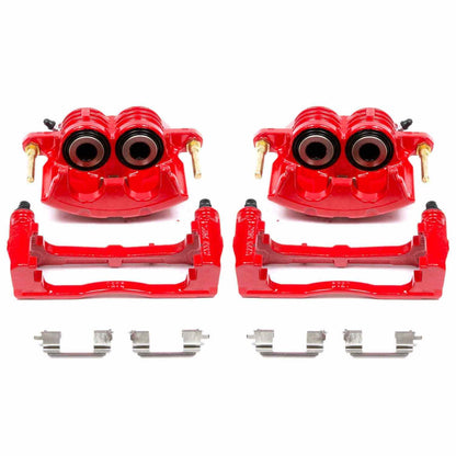 PowerStop Power Stop 04-05 Buick Rainier Front Red Calipers w/Brackets - Pair S4798