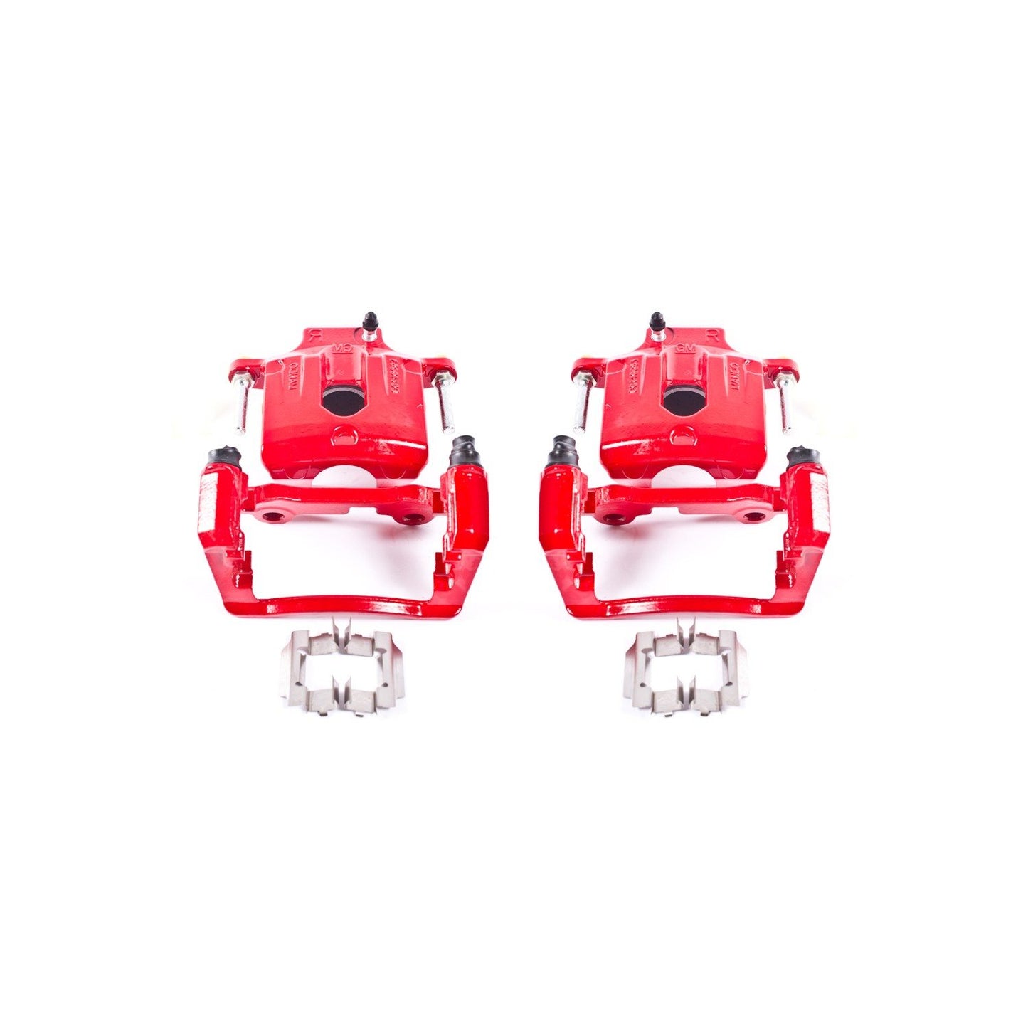PowerStop Power Stop 04-07 Buick Rainier Rear Red Calipers w/Brackets - Pair S4804