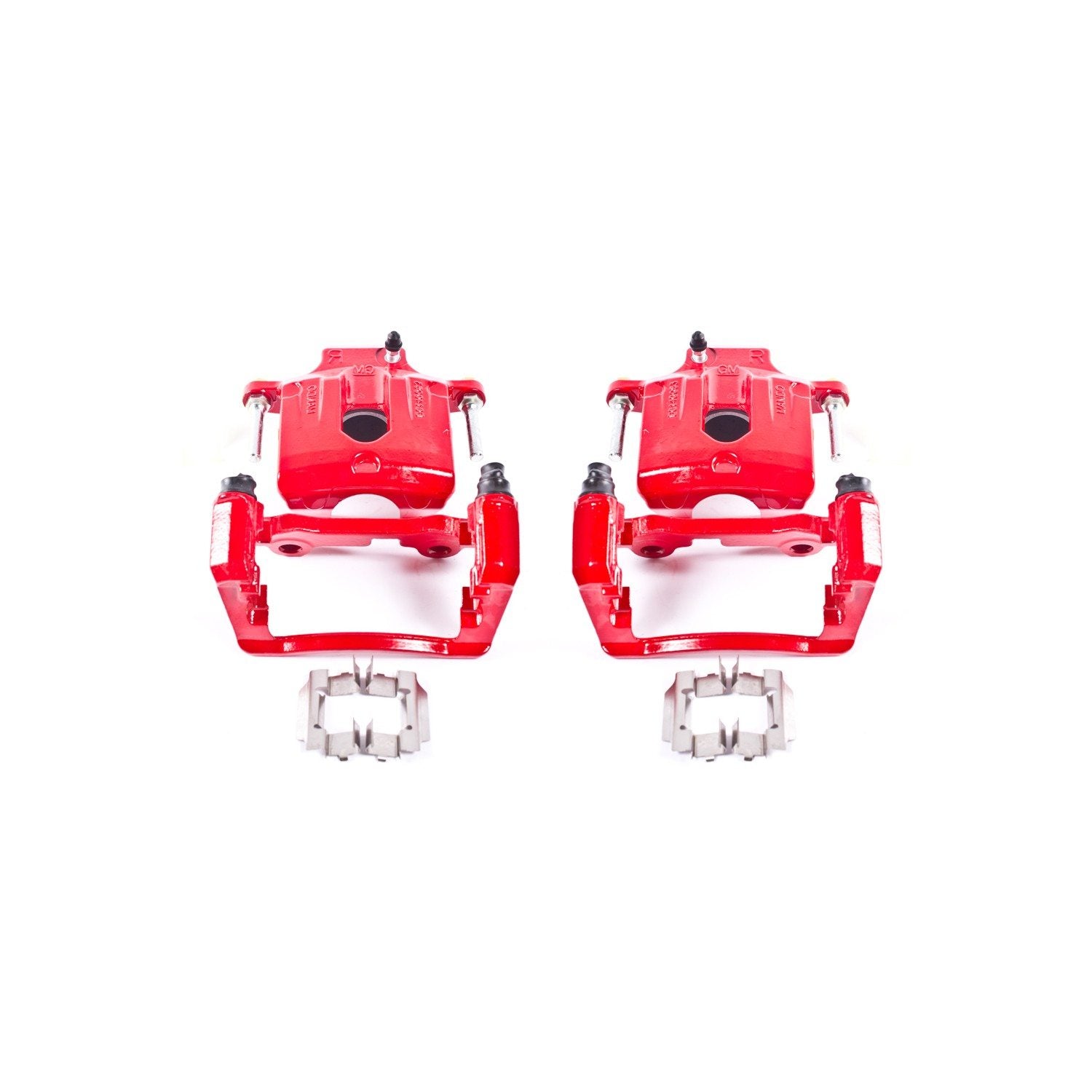 PowerStop Power Stop 04-07 Buick Rainier Rear Red Calipers w/Brackets - Pair S4804