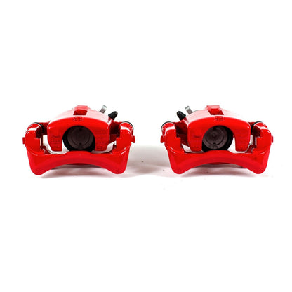 PowerStop Power Stop 02-05 Ford Thunderbird Rear Red Calipers w/Brackets - Pair S4812