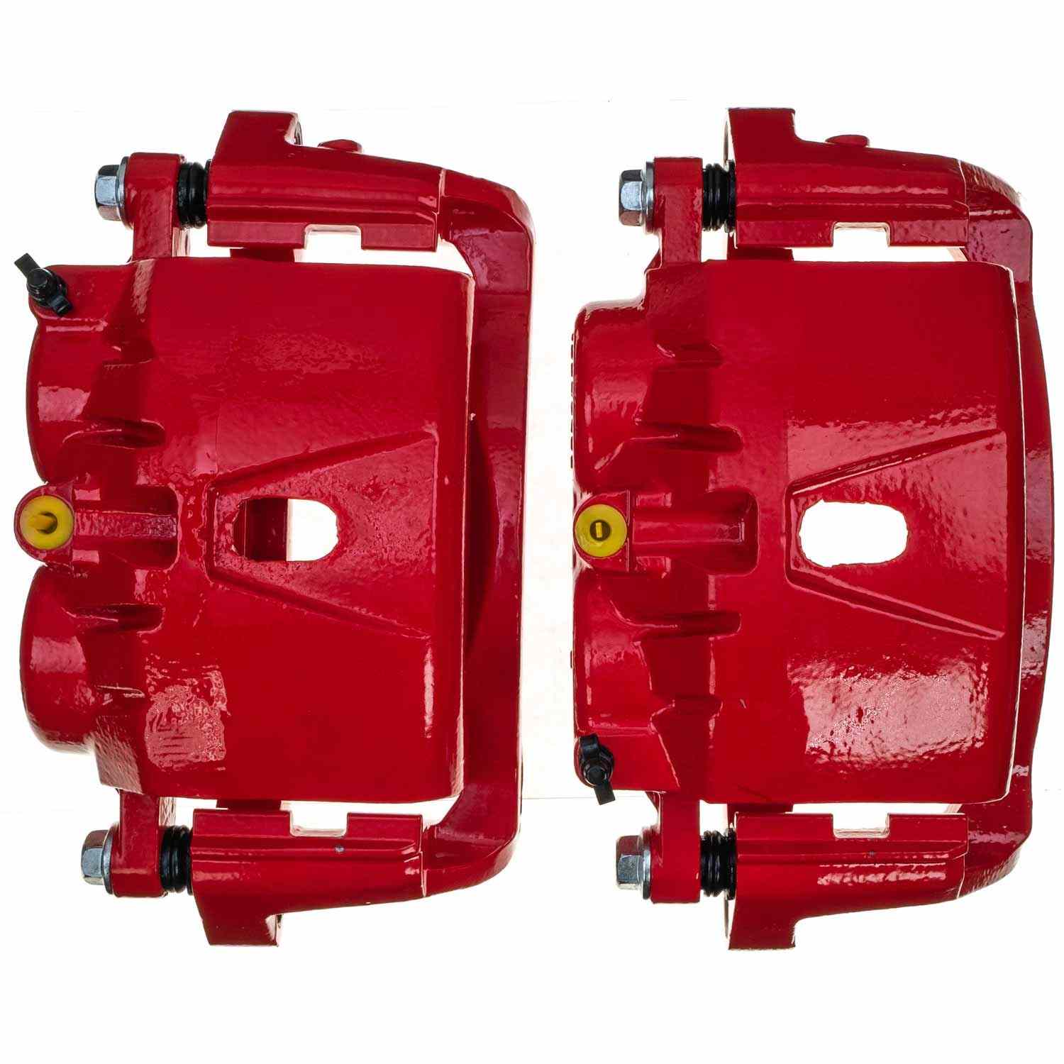 PowerStop Power Stop 01-06 Chevrolet Silverado 3500 Rear Red Caliper - Pair S4814