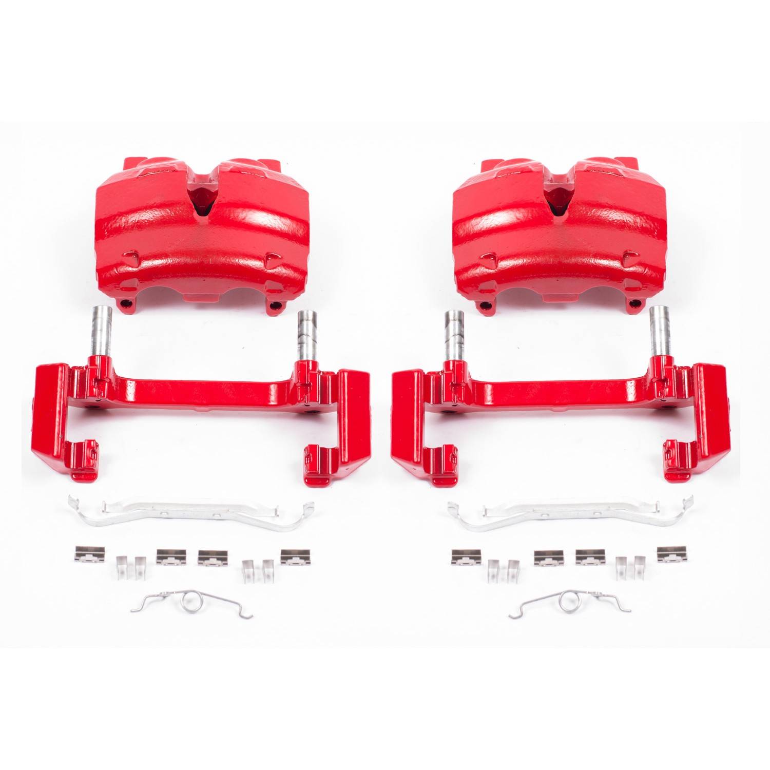 PowerStop Power Stop 03-06 Ford Expedition Front Red Calipers w/Brackets - Pair S4828