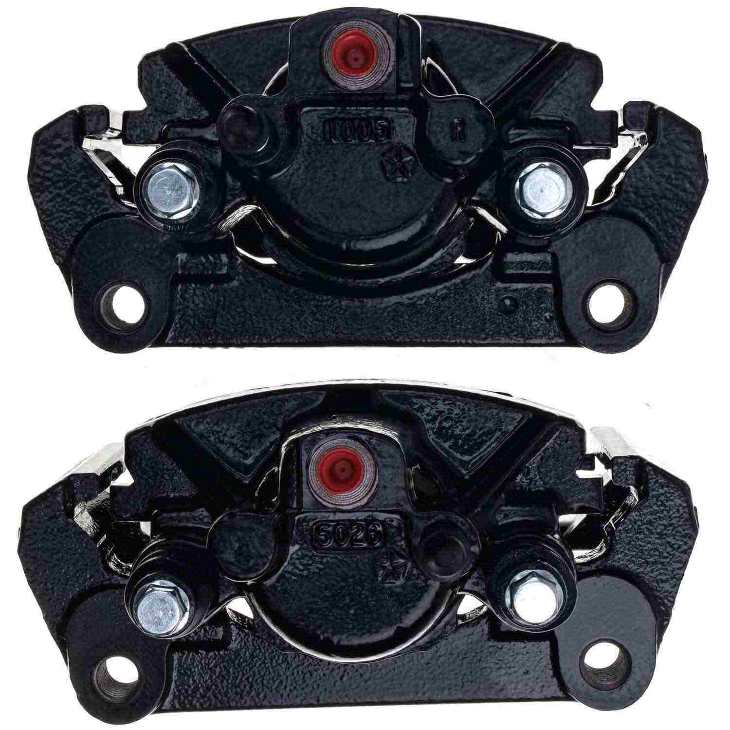 PowerStop Power Stop 11-18 Ram 1500 Rear Black Calipers - Pair (w/Bracket) S4836BLK