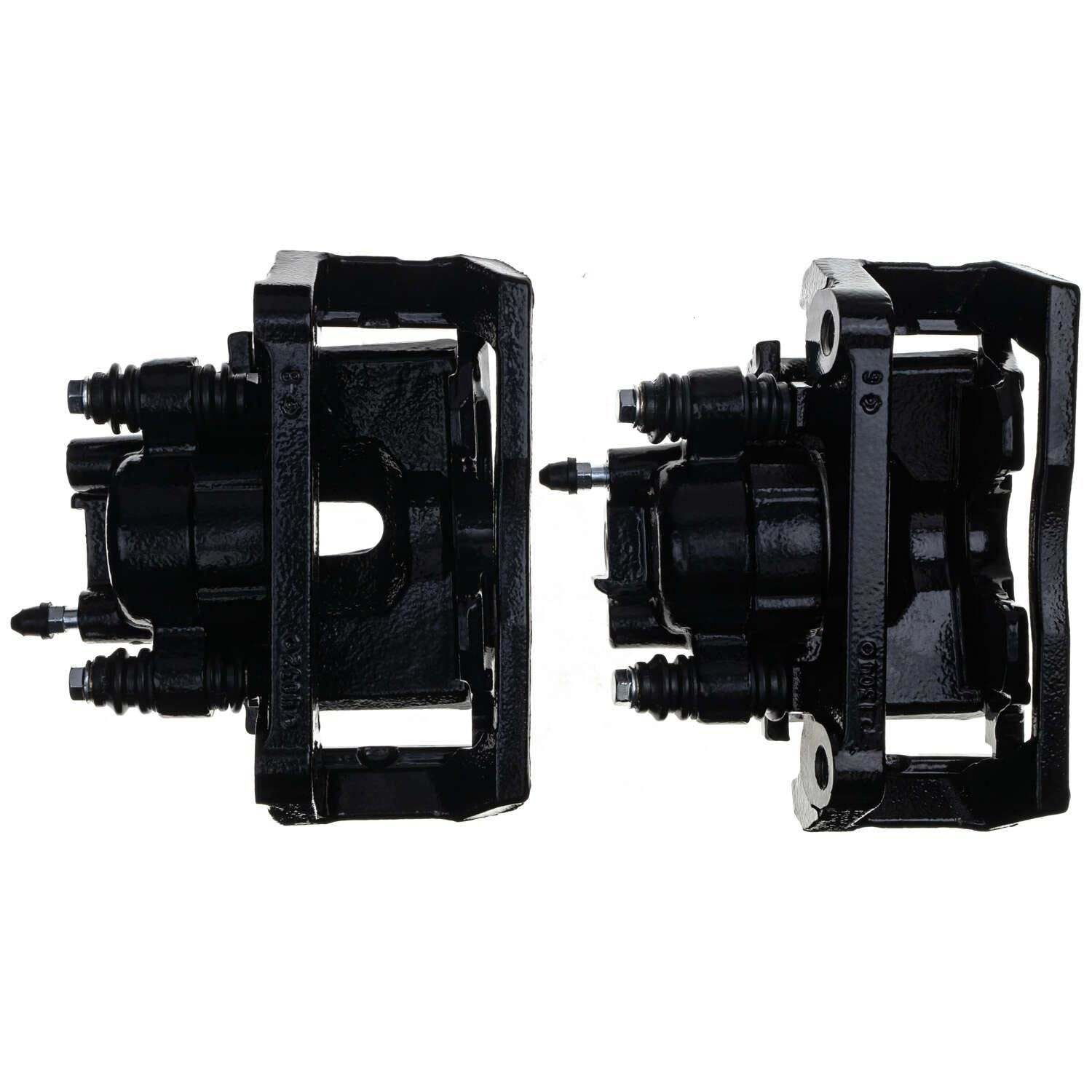 PowerStop Power Stop 11-18 Ram 1500 Rear Black Calipers - Pair (w/Bracket) S4836BLK