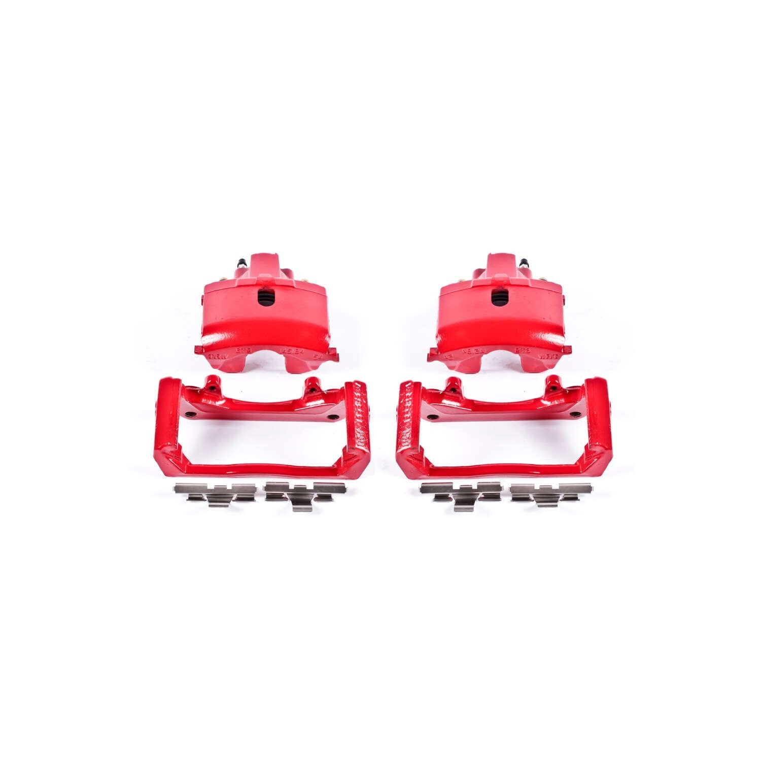 PowerStop Power Stop 07-09 Chrysler Aspen Rear Red Calipers w/Brackets - Pair S4836