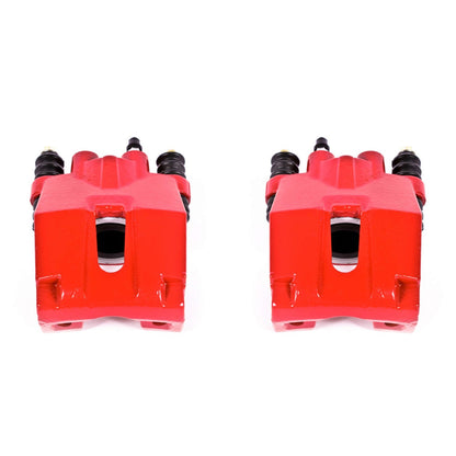 PowerStop Power Stop 04-11 Ford F-150 Rear Red Calipers w/o Brackets - Pair S4858