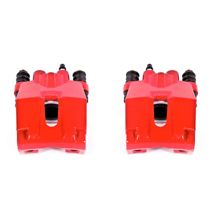PowerStop Power Stop 04-11 Ford F-150 Rear Red Calipers w/o Brackets - Pair S4858