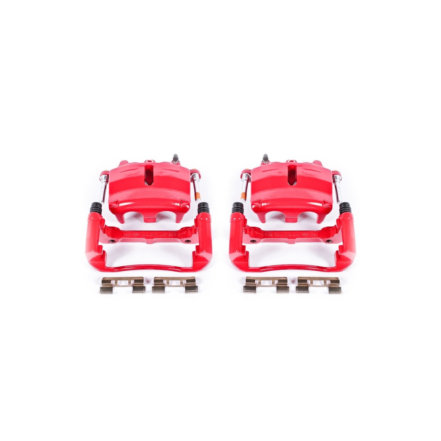 PowerStop Power Stop 04-05 Ford F-150 Front Red Calipers w/Brackets - Pair S4860