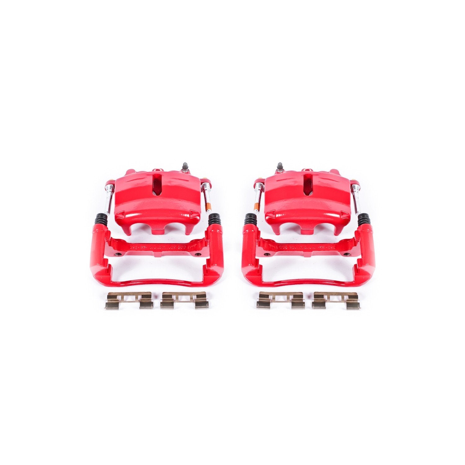 PowerStop Power Stop 04-05 Ford F-150 Front Red Calipers w/Brackets - Pair S4860