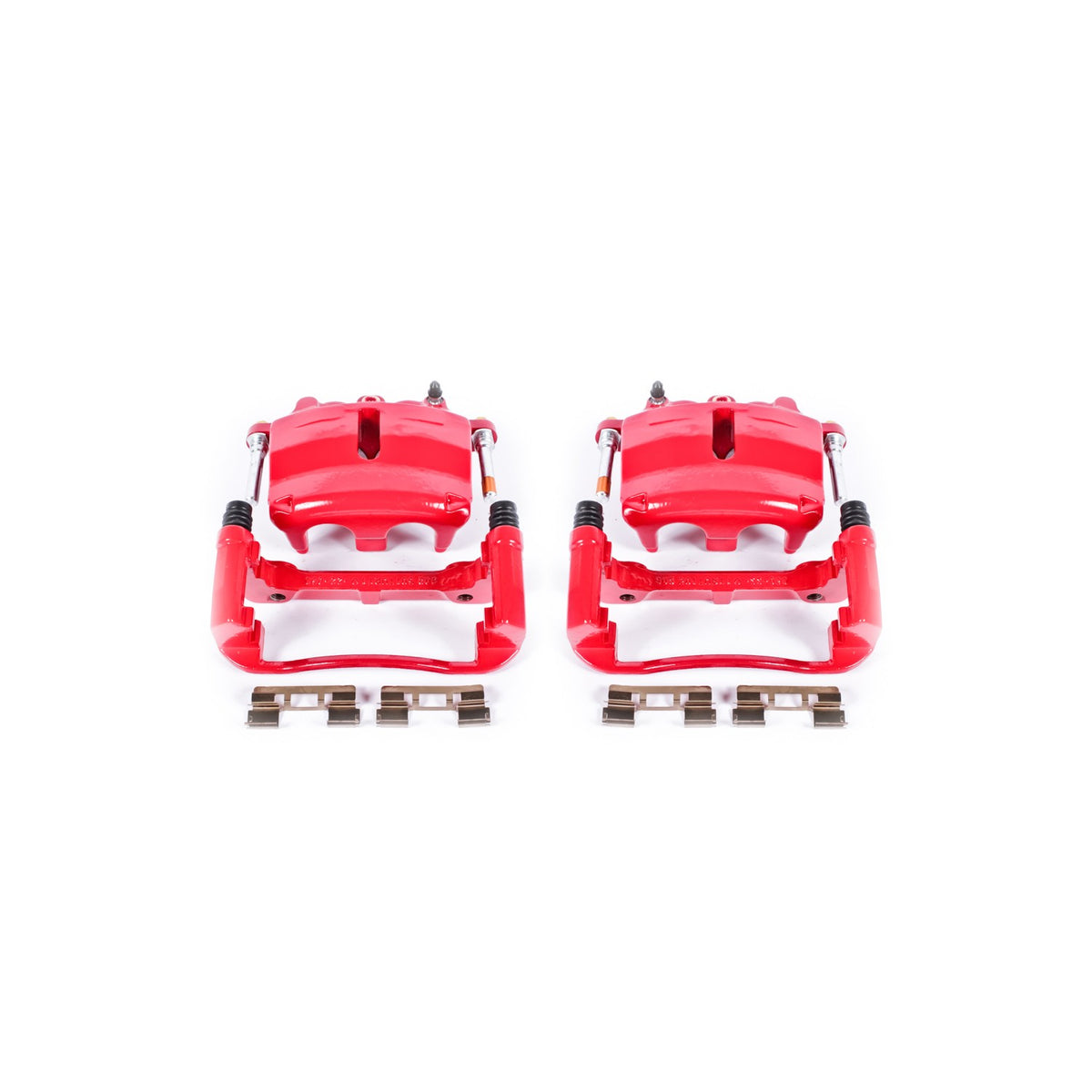 PowerStop Power Stop 04-05 Ford F-150 Front Red Calipers w/Brackets - Pair S4860