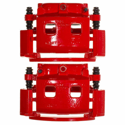 PowerStop Power Stop 03-06 Dodge Durango Front Red Caliper w/Bracket - Pair S4876