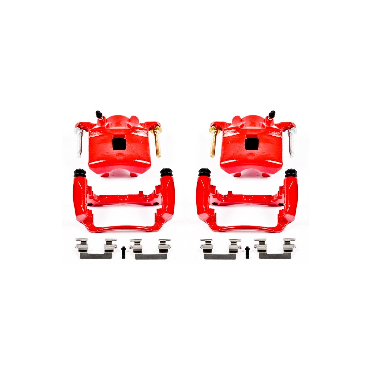 PowerStop Power Stop 2007 Chevrolet Cobalt Front Red Calipers w/Brackets - Pair S4880