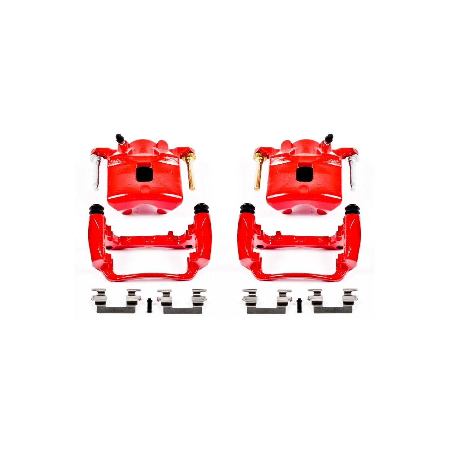 PowerStop Power Stop 2007 Chevrolet Cobalt Front Red Calipers w/Brackets - Pair S4880