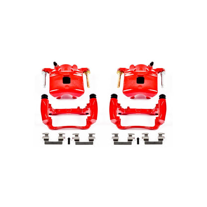 PowerStop Power Stop 2007 Chevrolet Cobalt Front Red Calipers w/Brackets - Pair S4880