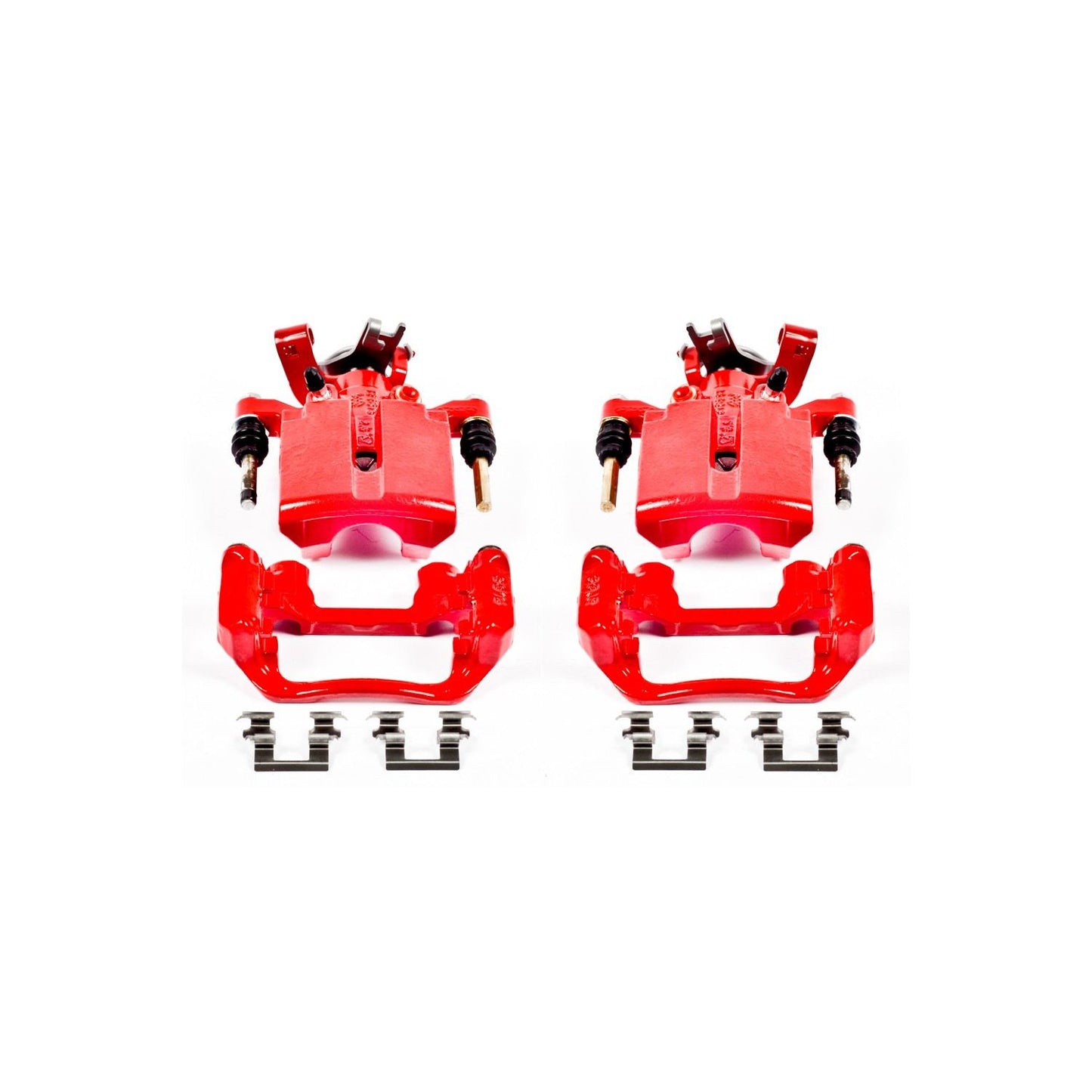 PowerStop Power Stop 05-08 Chevrolet Cobalt Rear Red Calipers w/Brackets - Pair S4892