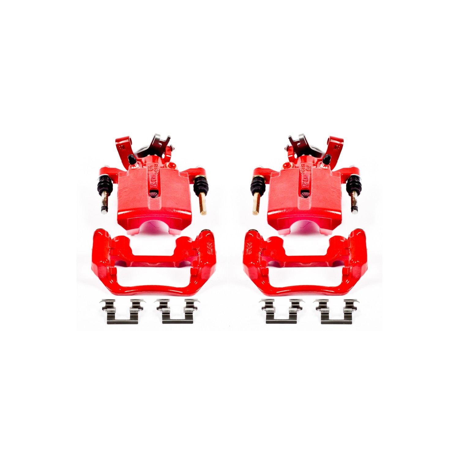 PowerStop Power Stop 05-08 Chevrolet Cobalt Rear Red Calipers w/Brackets - Pair S4892
