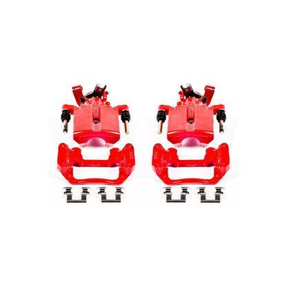 PowerStop Power Stop 05-08 Chevrolet Cobalt Rear Red Calipers w/Brackets - Pair S4892