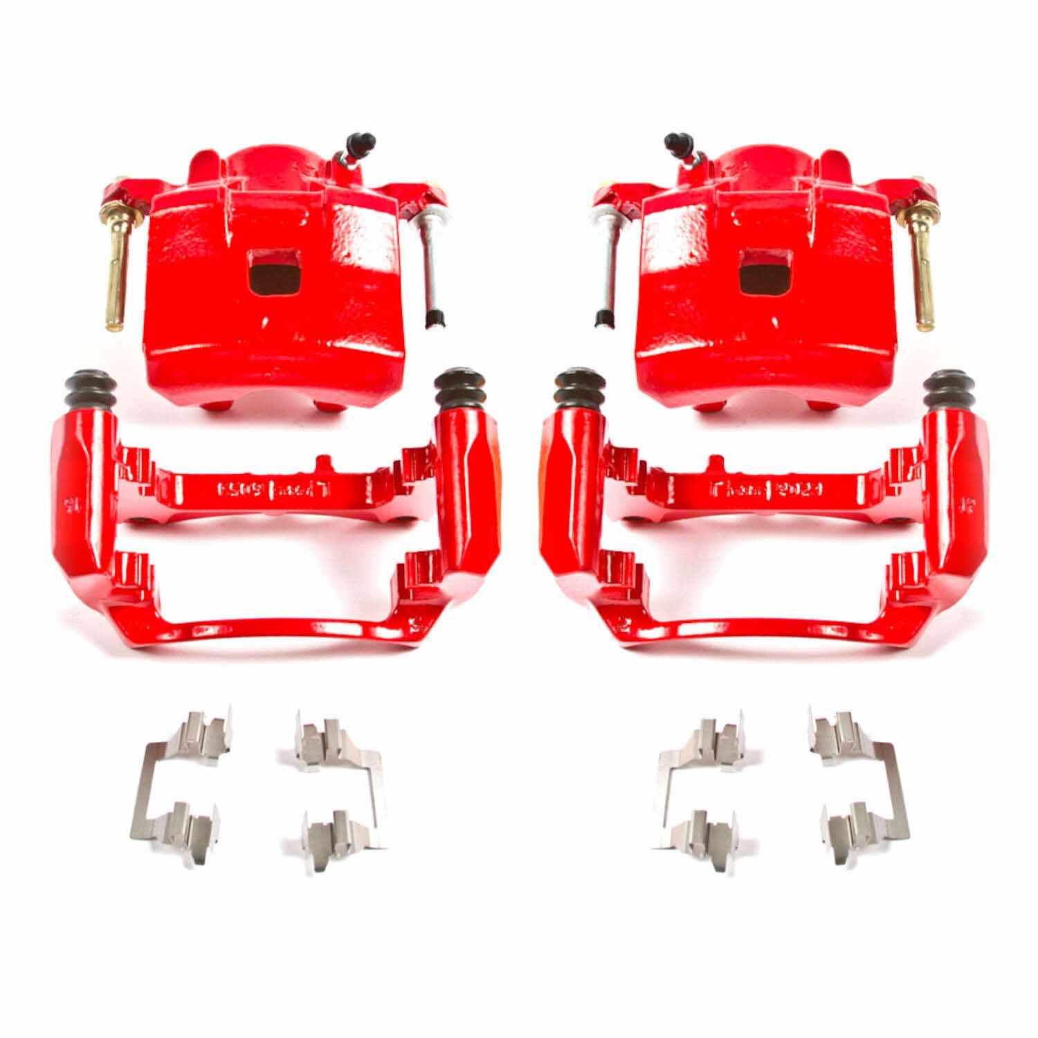 PowerStop Power Stop 05-08 Chevrolet Cobalt Front Red Calipers w/Brackets - Pair S4906