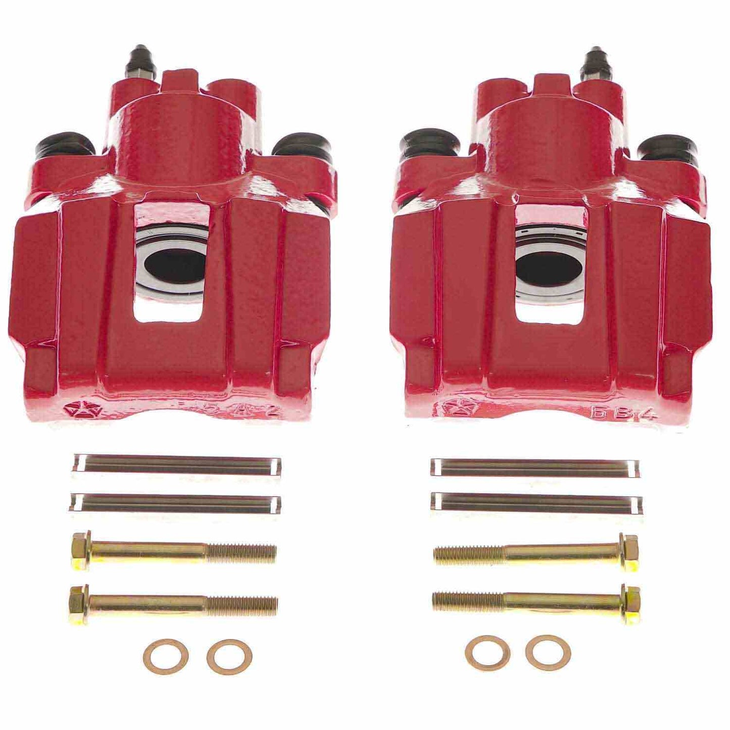 Power Stop 04-08 Chrysler Pacifica Rear Red Calipers - Pair S4914