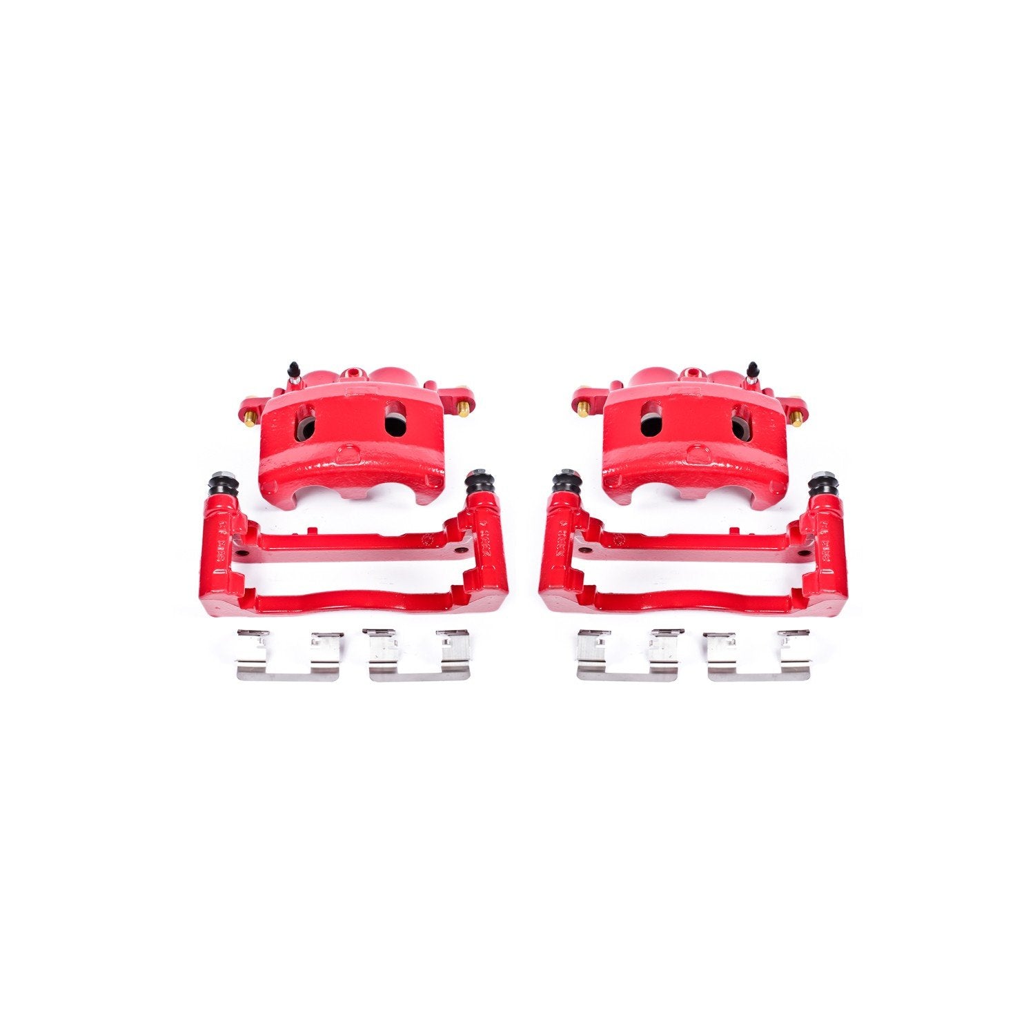 PowerStop Power Stop 07-08 Cadillac Escalade Front Red Calipers w/Brackets - Pair S4918