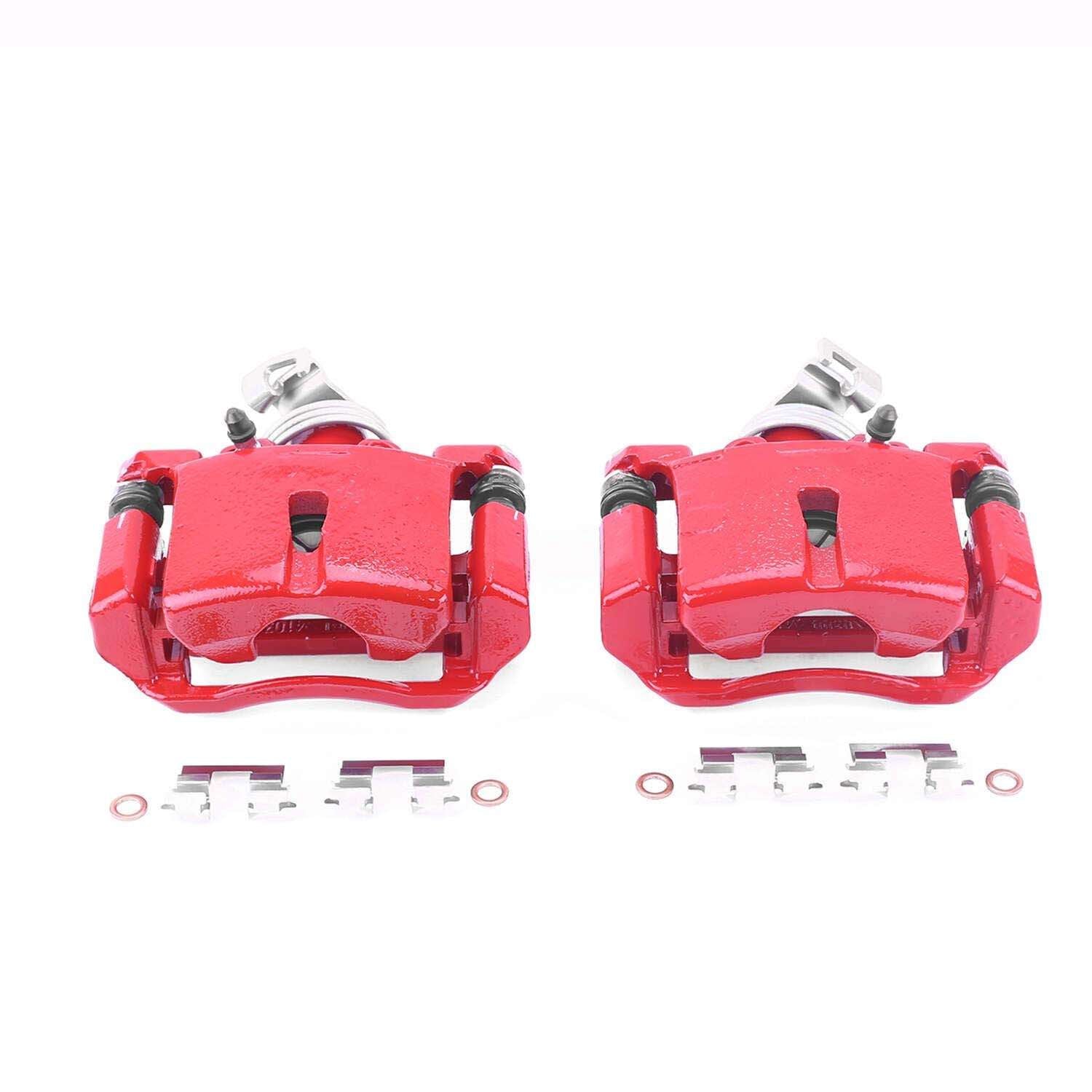 PowerStop Power Stop 05-07 Buick Terraza Rear Red Calipers w/Brackets - Pair S4944