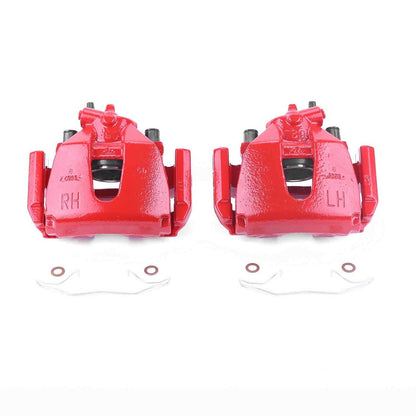 PowerStop Power Stop 05-07 Ford Focus Front Red Calipers w/Brackets - Pair S4948