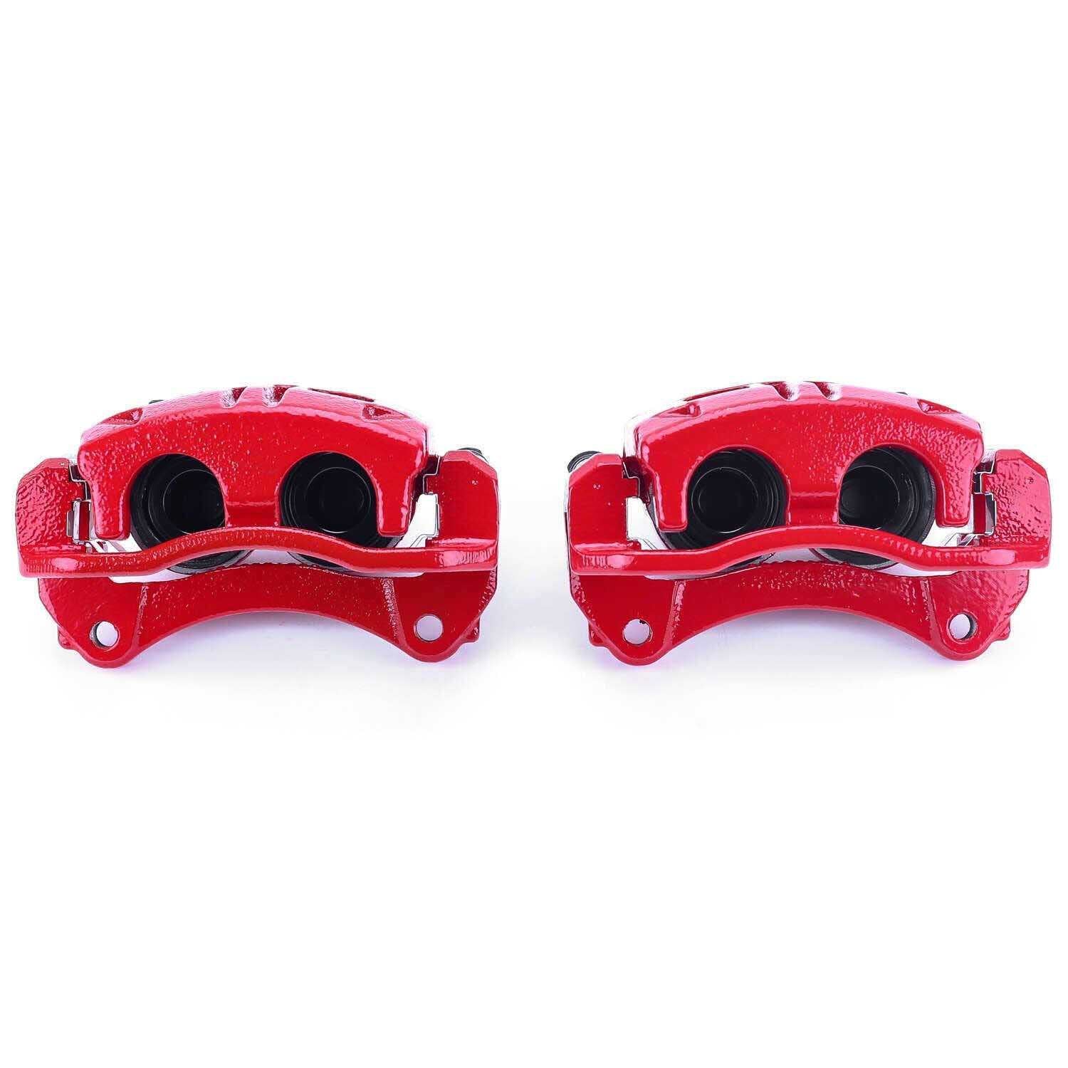 PowerStop Power Stop 05-06 Chevrolet Equinox Front Red Calipers w/Brackets - Pair S4950