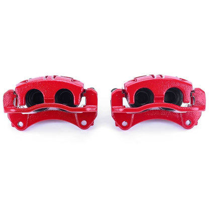 PowerStop Power Stop 05-06 Chevrolet Equinox Front Red Calipers w/Brackets - Pair S4950