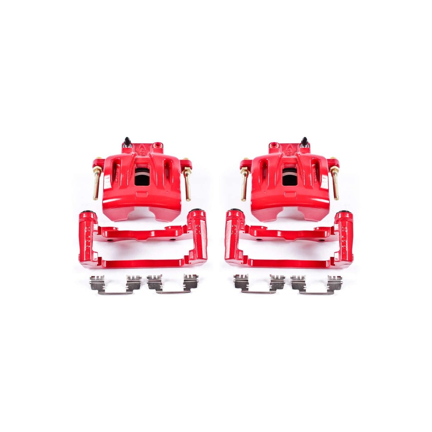 PowerStop Power Stop 05-11 Chrysler 300 Front Red Calipers w/Brackets - Pair S4968