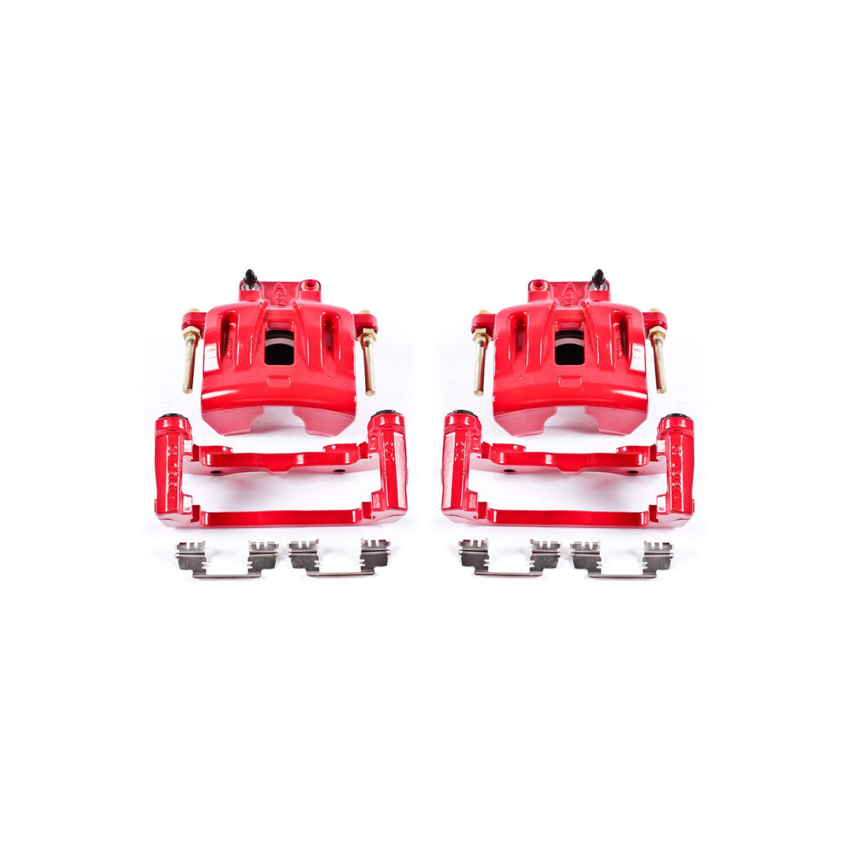 PowerStop Power Stop 05-11 Chrysler 300 Front Red Calipers w/Brackets - Pair S4968